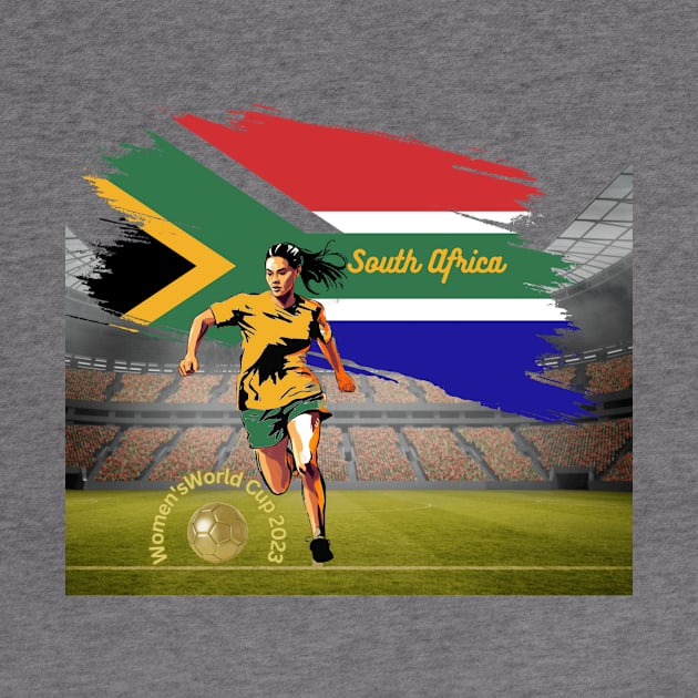 South Africa football Shirts, Unisex T-Shirt, Women’s World Cup, soccer t-shirts, football t-shirts, women’s football, South Africa football by Clinsh Online 